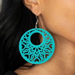 Paparazzi Tropical Reef Blue Earring